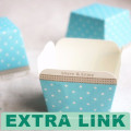 Mini New Arrival Low Price Colorful Wholesale Grade Square Paper Cup For Cake